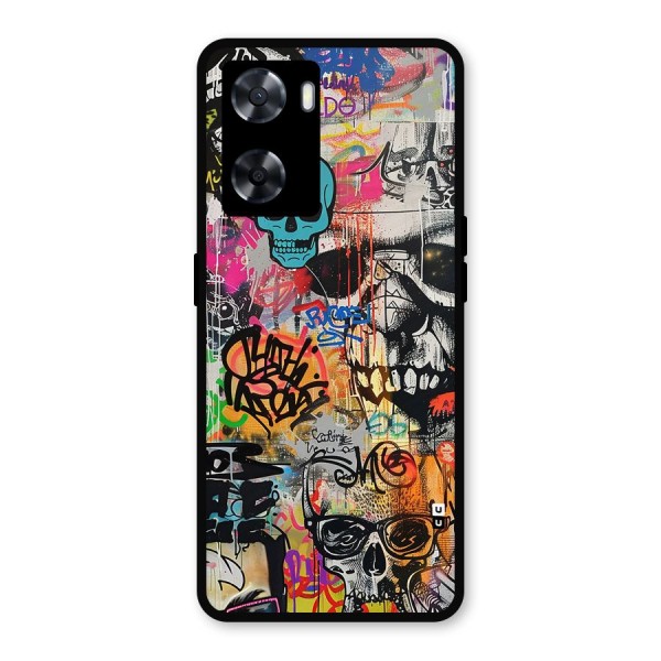 Amazing Street Art Metal Back Case for Oppo A77s