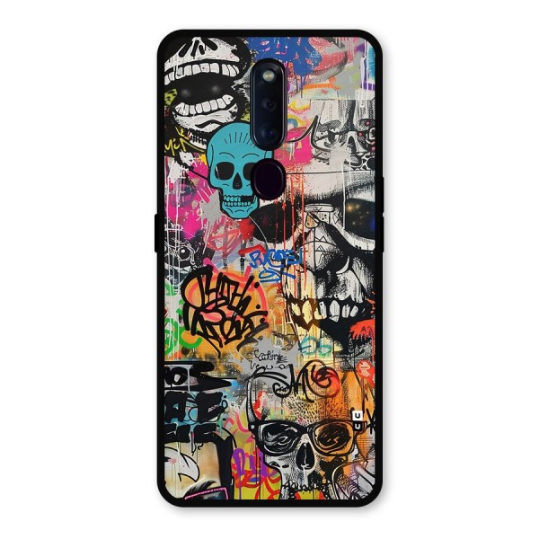 Amazing Street Art Metal Back Case for Oppo F11 Pro