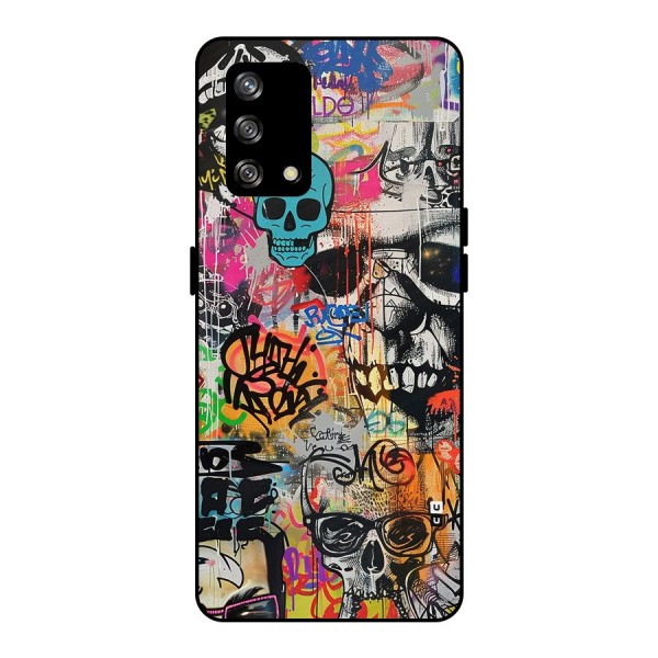 Amazing Street Art Metal Back Case for Oppo F19s