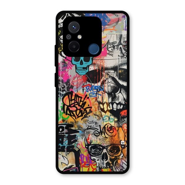 Amazing Street Art Metal Back Case for Poco C55