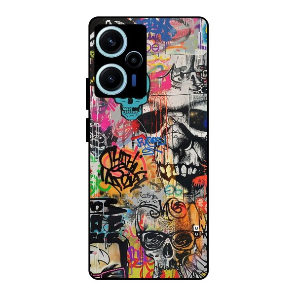 Amazing Street Art Metal Back Case for Poco F5