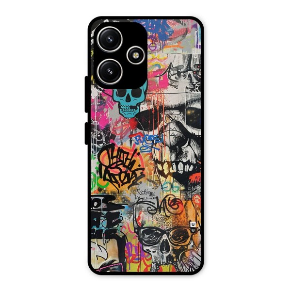 Amazing Street Art Metal Back Case for Poco M6 Pro