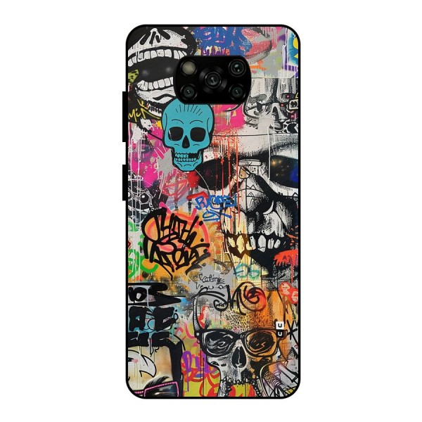 Amazing Street Art Metal Back Case for Poco X3