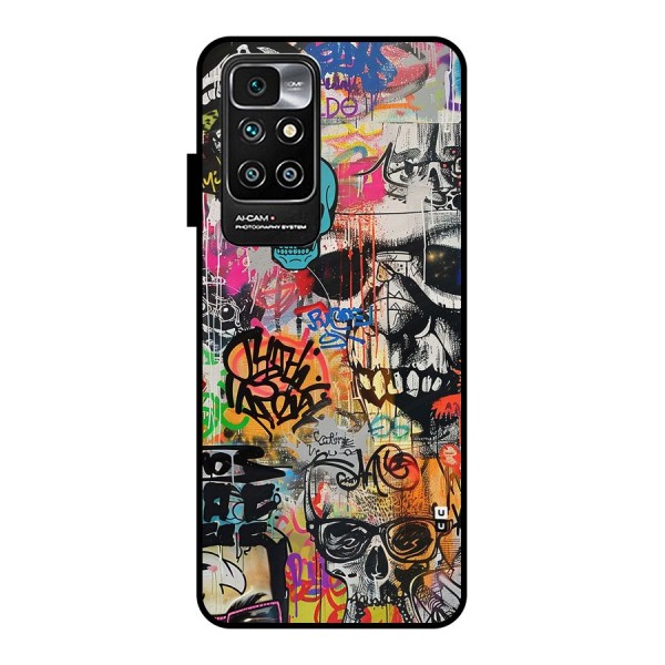 Amazing Street Art Metal Back Case for Redmi 10 Prime