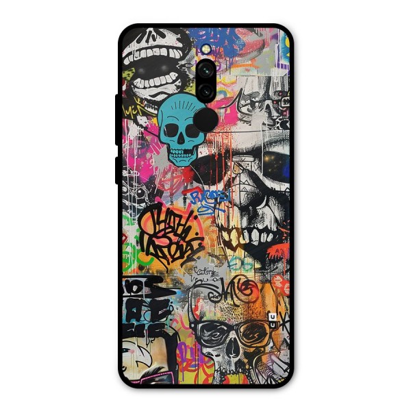 Amazing Street Art Metal Back Case for Redmi 8