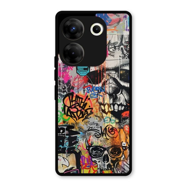 Amazing Street Art Metal Back Case for Tecno Camon 20