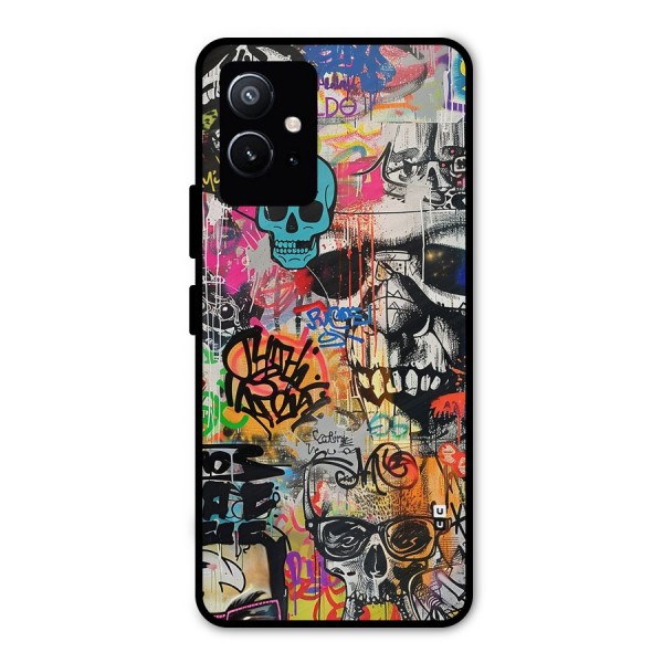 Amazing Street Art Metal Back Case for Vivo T1 5G