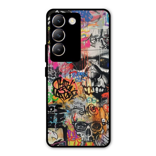 Amazing Street Art Metal Back Case for Vivo T3 5G