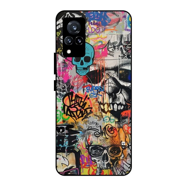 Amazing Street Art Metal Back Case for Vivo V21 5G