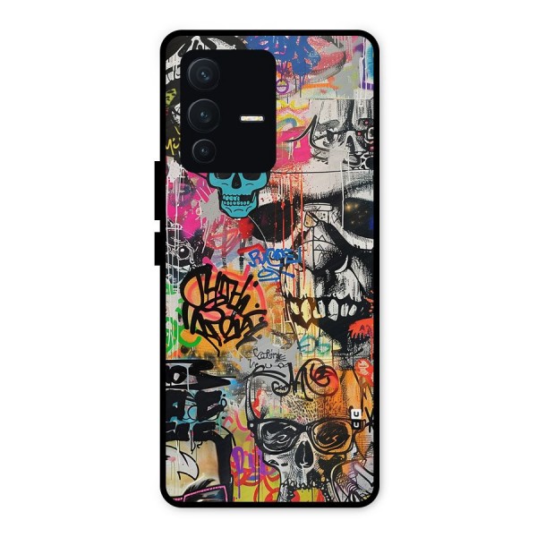 Amazing Street Art Metal Back Case for Vivo V23 5G