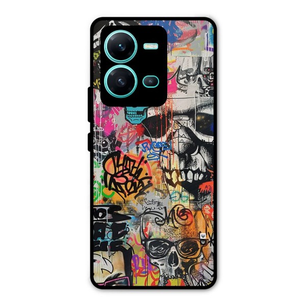 Amazing Street Art Metal Back Case for Vivo V25