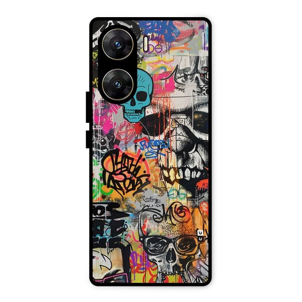 Amazing Street Art Metal Back Case for Vivo V29e