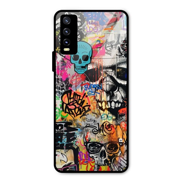 Amazing Street Art Metal Back Case for Vivo Y20 2021