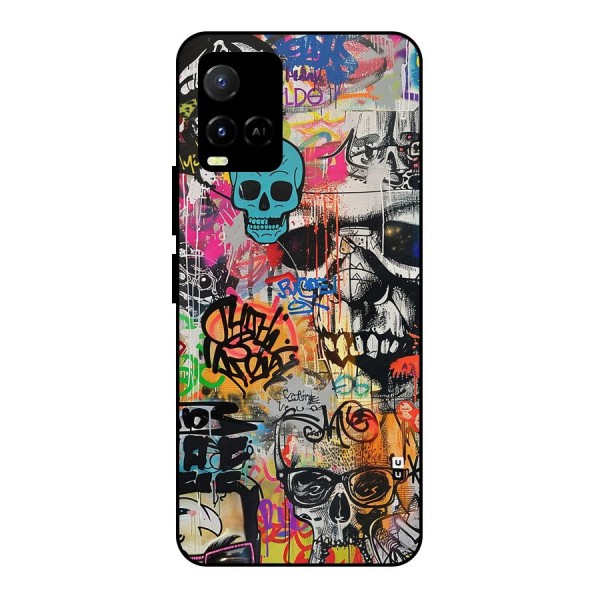 Amazing Street Art Metal Back Case for Vivo Y21