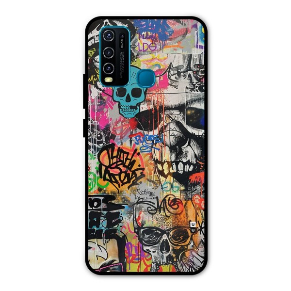 Amazing Street Art Metal Back Case for Vivo Y30