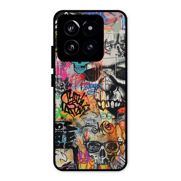 Amazing Street Art Metal Back Case for Xiaomi 14