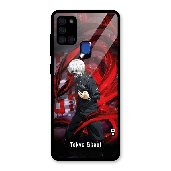 Amazing Tokyo Ghoul Glass Back Case for Galaxy A21s