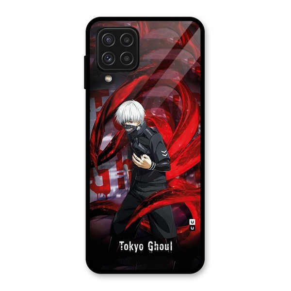 Amazing Tokyo Ghoul Glass Back Case for Galaxy A22 4G