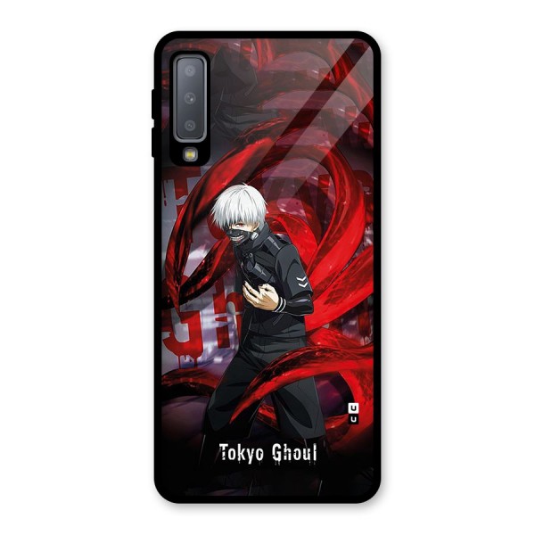 Amazing Tokyo Ghoul Glass Back Case for Galaxy A7 (2018)