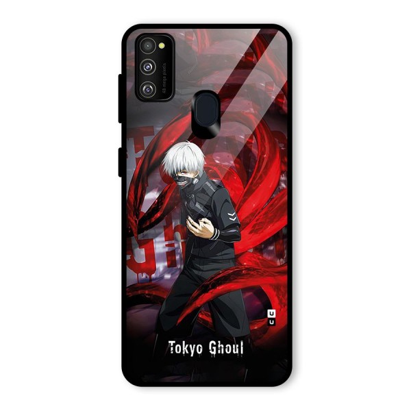 Amazing Tokyo Ghoul Glass Back Case for Galaxy M21