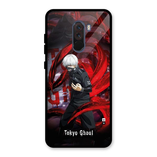 Amazing Tokyo Ghoul Glass Back Case for Poco F1