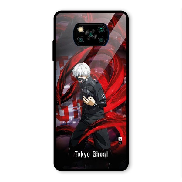 Amazing Tokyo Ghoul Glass Back Case for Poco X3 Pro