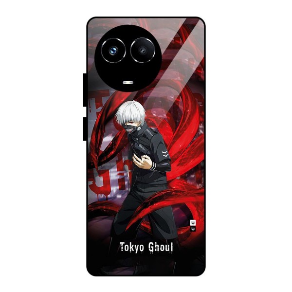 Amazing Tokyo Ghoul Glass Back Case for Realme 11X