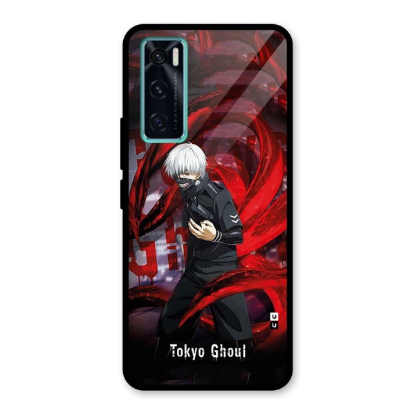 Amazing Tokyo Ghoul Glass Back Case for Vivo V20 SE