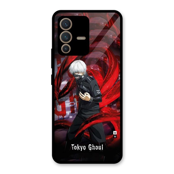 Amazing Tokyo Ghoul Glass Back Case for Vivo V23 5G