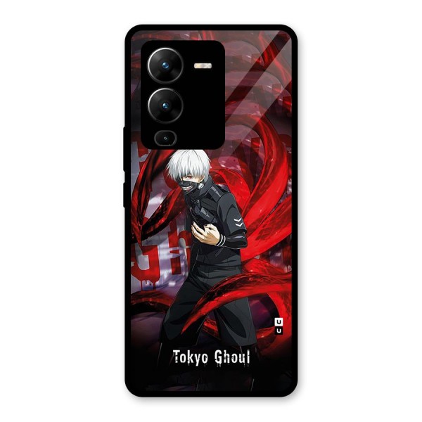 Amazing Tokyo Ghoul Glass Back Case for Vivo V25 Pro