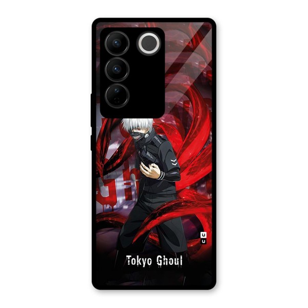 Amazing Tokyo Ghoul Glass Back Case for Vivo V27