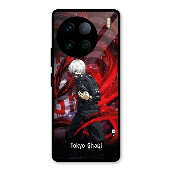 Amazing Tokyo Ghoul Glass Back Case for Vivo X90 Pro