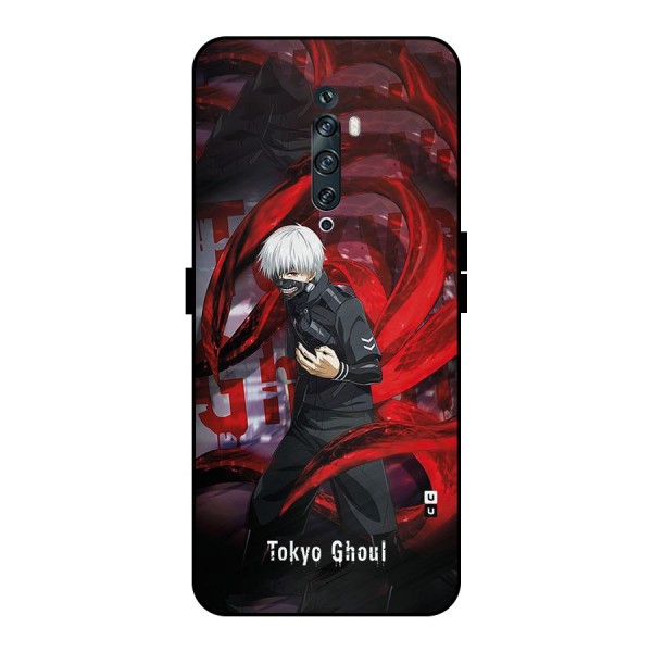 Amazing Tokyo Ghoul Metal Back Case for Oppo Reno2 F