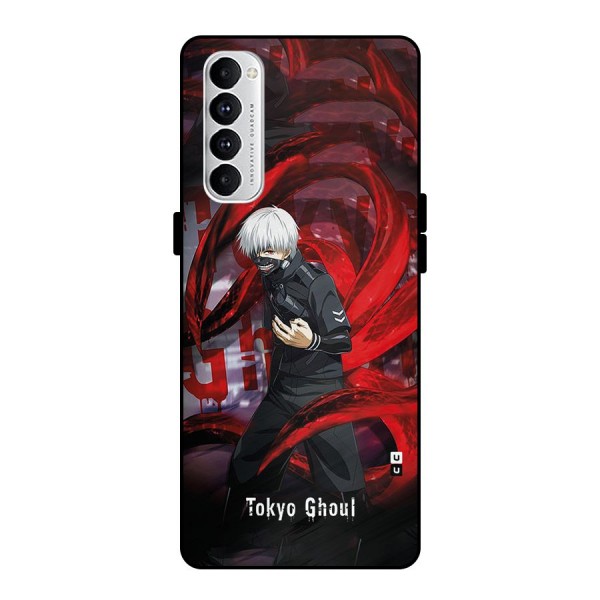 Amazing Tokyo Ghoul Metal Back Case for Oppo Reno4 Pro