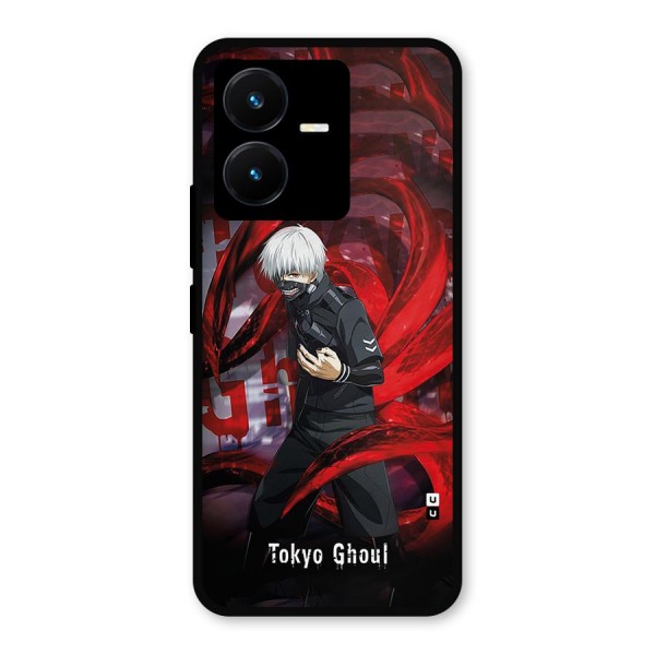 Amazing Tokyo Ghoul Metal Back Case for Vivo Y22s