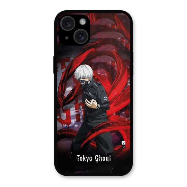 Amazing Tokyo Ghoul Metal Back Case for iPhone 15 Plus