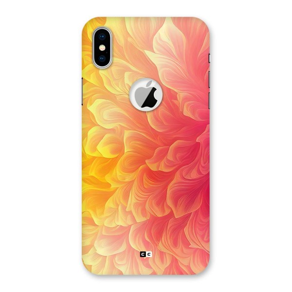 Amazing Vibrant Pattern Back Case for iPhone XS Logo Cut