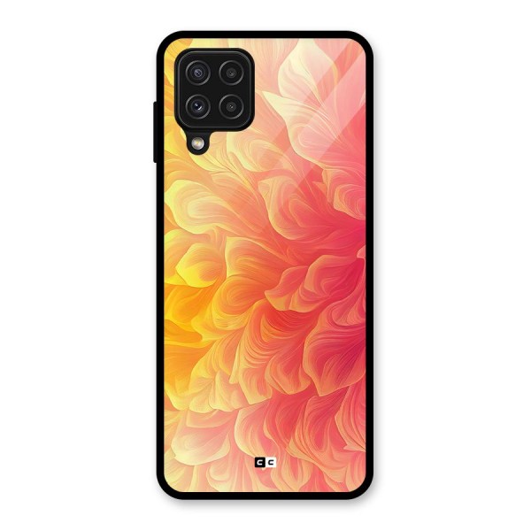 Amazing Vibrant Pattern Glass Back Case for Galaxy A22 4G