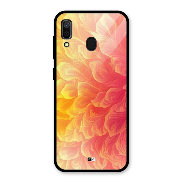 Amazing Vibrant Pattern Glass Back Case for Galaxy A30