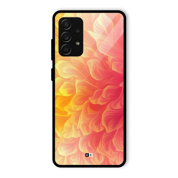 Amazing Vibrant Pattern Glass Back Case for Galaxy A53 5G