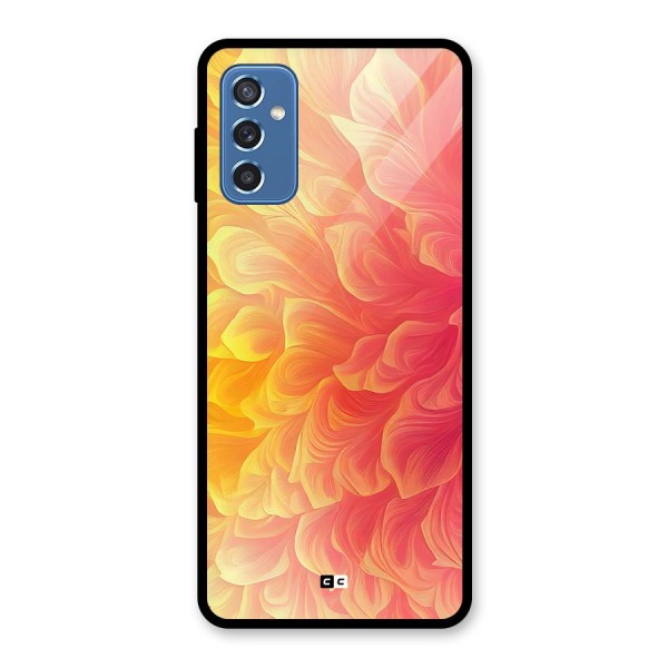 Amazing Vibrant Pattern Glass Back Case for Galaxy M52 5G