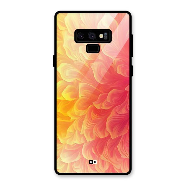 Amazing Vibrant Pattern Glass Back Case for Galaxy Note 9