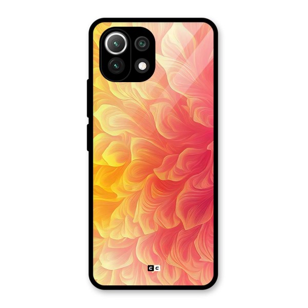 Amazing Vibrant Pattern Glass Back Case for Mi 11 Lite