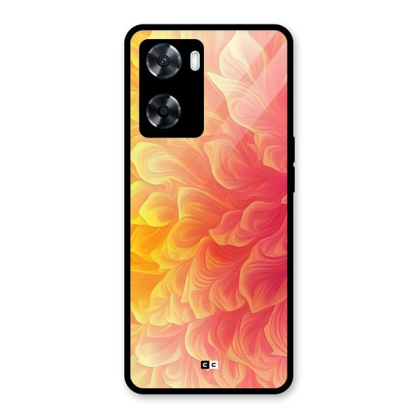 Amazing Vibrant Pattern Glass Back Case for Oppo A77s