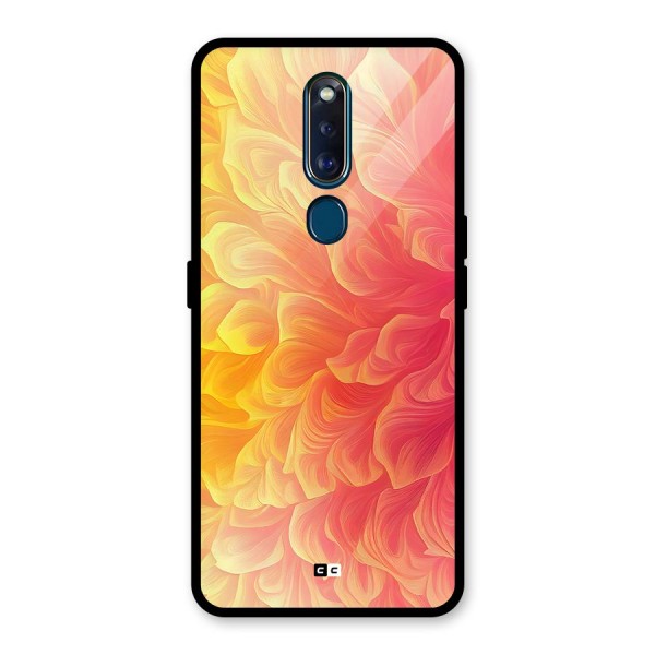 Amazing Vibrant Pattern Glass Back Case for Oppo F11 Pro