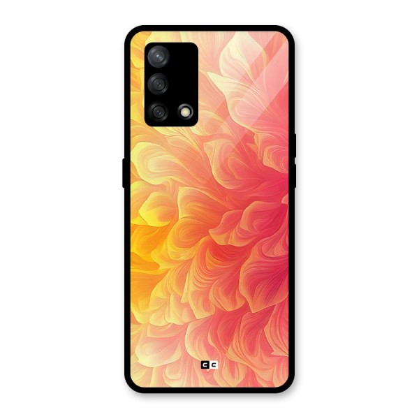 Amazing Vibrant Pattern Glass Back Case for Oppo F19