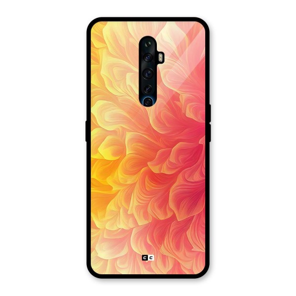 Amazing Vibrant Pattern Glass Back Case for Oppo Reno2 F