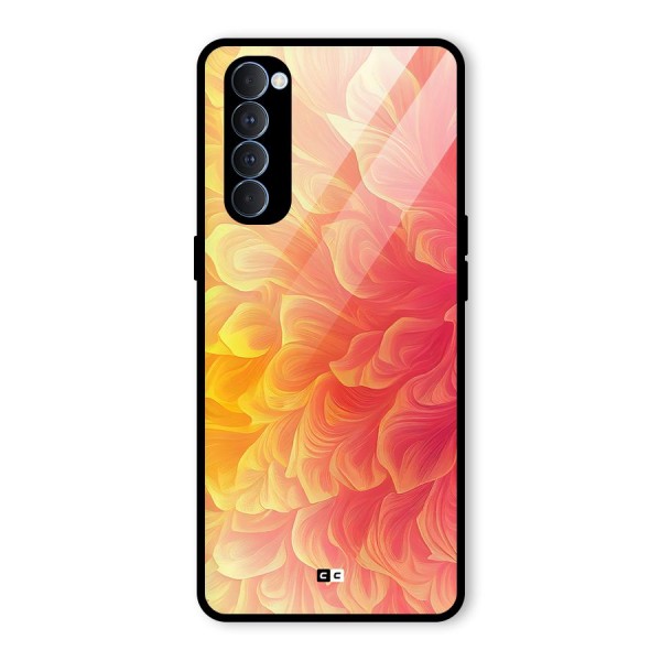 Amazing Vibrant Pattern Glass Back Case for Oppo Reno4 Pro