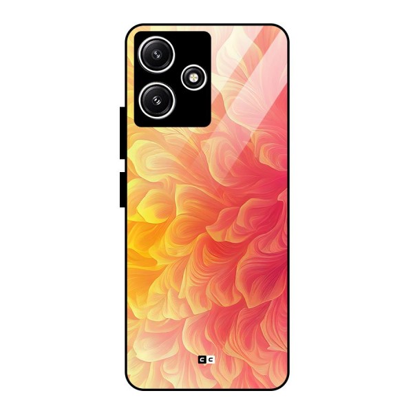 Amazing Vibrant Pattern Glass Back Case for Poco M6 Pro