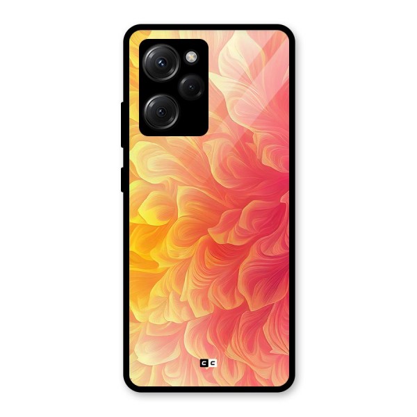 Amazing Vibrant Pattern Glass Back Case for Poco X5 Pro